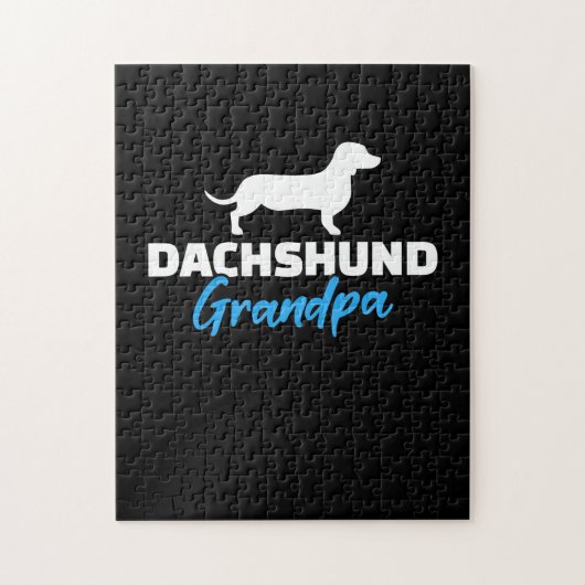 Puzzle Dachshund Grand-père (Vertical)
