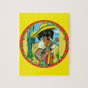 PUZZLE DACHSHUND MEXIQUE