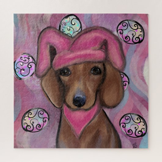 Puzzle Dachshund ou teckel (Vertical)
