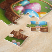 Puzzle Dachshund Pâques (Côté)