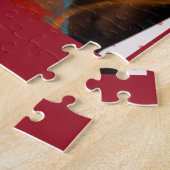 Puzzle Dachshund Rouge  (Côté)