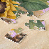 Puzzle Dachshund Sunflowers (Côté)