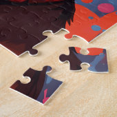 Puzzle Dachshund Valentines jour (Côté)