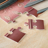 Puzzle Dachshund With Coffee (Côté)