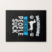 Puzzle Dachshunds Avec Mes Amis (Horizontal)