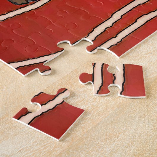 Puzzle Dachshunds en fleurs (Côté)