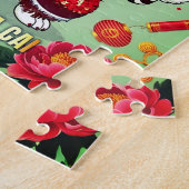 Puzzle d'activité de danse du lion pour enfants (Côté)