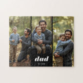 Puzzle Dad Established Modern 3 Photo (Horizontal)