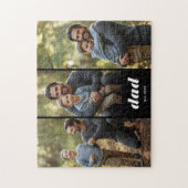 Puzzle Dad Established Modern 3 Photo (Vertical)