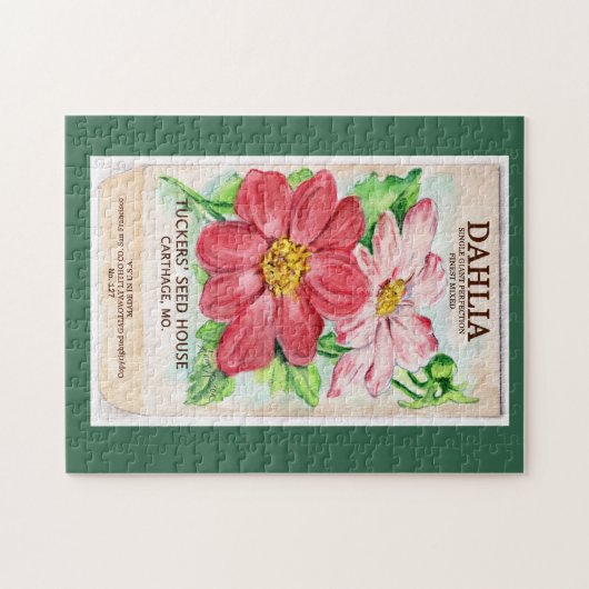 Puzzle Dahlia (Horizontal)