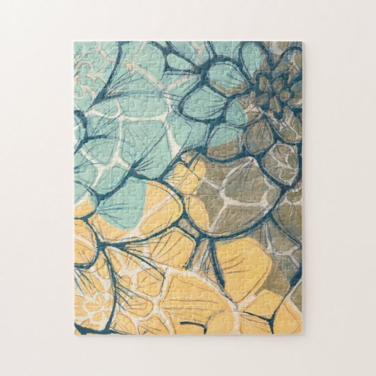 Puzzle Dahlia Dance I (Vertical)