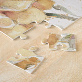 Puzzle Dahlia orange (Côté)