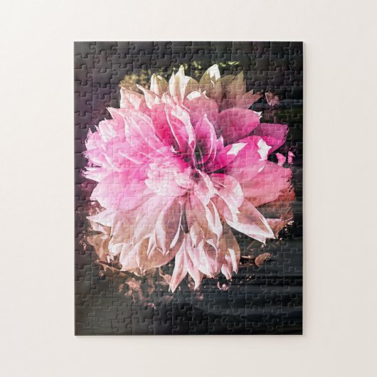 Puzzle "Dahlia rose" (Vertical)