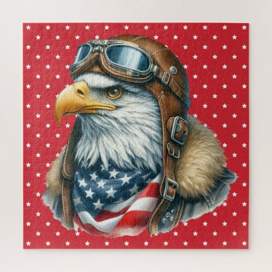 Puzzle d'aigle patriotique (Vertical)