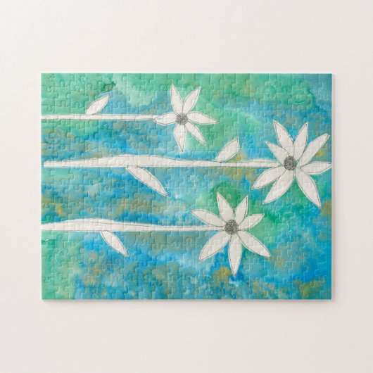 Puzzle Dainty Daisies I (Horizontal)