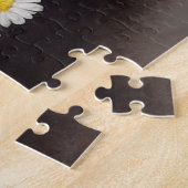 Puzzle Daisies Black Woman Floral Art (Côté)