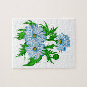 Puzzle Daisies flowers (Horizontal)