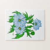 Puzzle Daisies flowers (Horizontal)