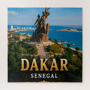 Puzzle Dakar Côte atlantique et Monument de la Renaissanc