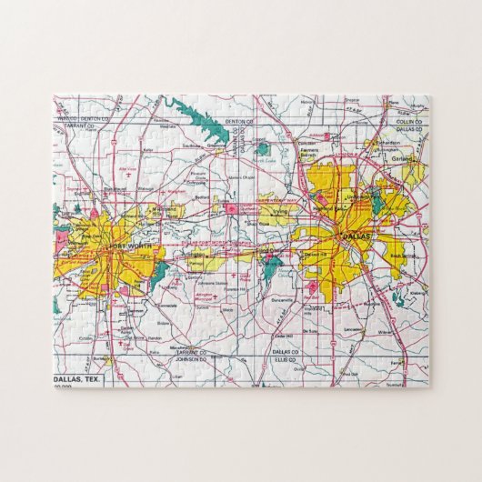 Puzzle Dallas/Fort Worth (Horizontal)
