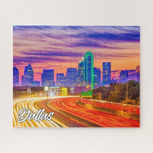 Puzzle Dallas, Texas, États-Unis (Horizontal)