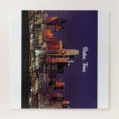 Puzzle Dallas, Texas skyline au crépuscule (Horizontal)