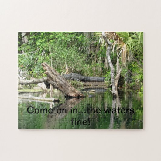 Puzzle d'alligator (Horizontal)