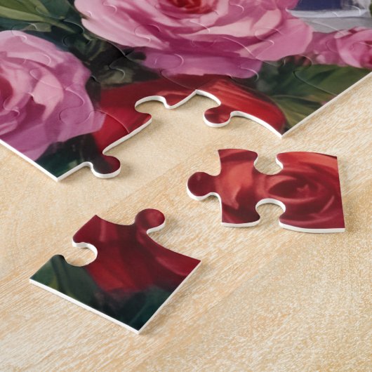 Puzzle Dalmatian Dog Valentine's Day  (Côté)