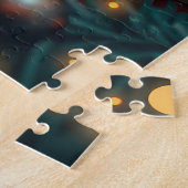 Puzzle Dalmatien avec des cadeaux de Noël Cheminée (Côté)
