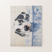 Puzzle Dalmatien Dog Bain Temps Peinture (Vertical)