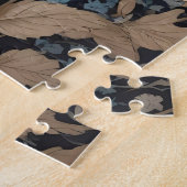 Puzzle Dalmatien élégant avec des fleurs Dahlia (Côté)