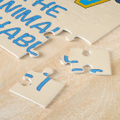 Puzzle d'alphabet animal 16x20 pour enfants à aveu (Côté)