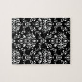 Puzzle Damas noir et blanc (Horizontal)