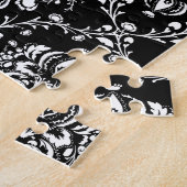 Puzzle Damas noir et blanc (Côté)