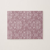 Puzzle Damas violet et blanc (Horizontal)