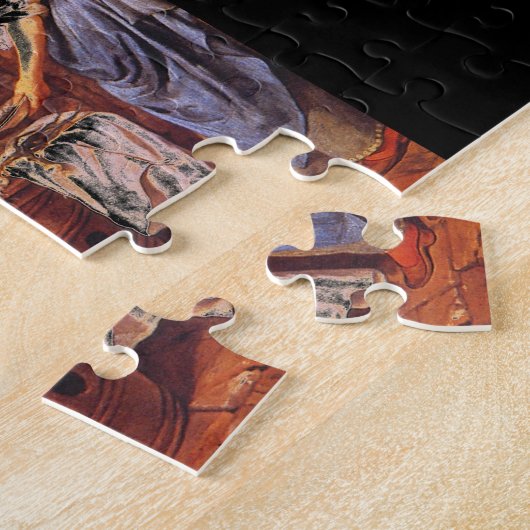 Puzzle Dame âgée vendant des maîtres de Néerlandais de (Côté)