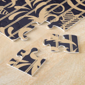 Puzzle Dame avec guitare (Côté)