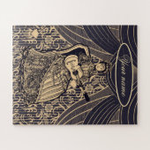 Puzzle Dame avec guitare (Horizontal)