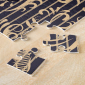 Puzzle Dame avec guitare (Côté)