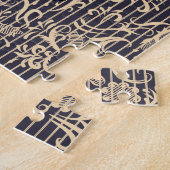 Puzzle Dame avec guitare (Côté)