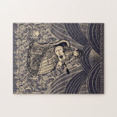 Puzzle Dame avec guitare (Horizontal)