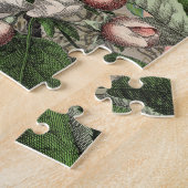 Puzzle Dame de café femme victorienne rose riche robe (Côté)