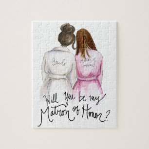 Puzzle Dame de honneur ? Domestique de Br de jeune mariée