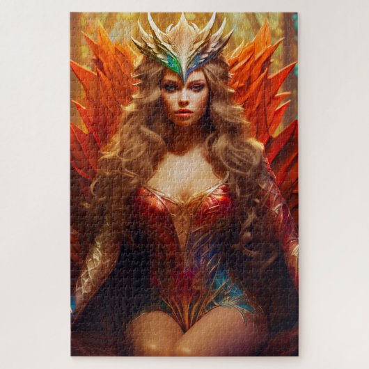 Puzzle Dame Dragon (Vertical)