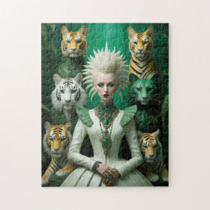 Puzzle Dame du chat
