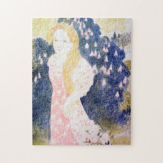 Puzzle Dame en Robe rose, Maurice Denis (Vertical)