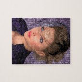 Puzzle Dame en violet (Horizontal)