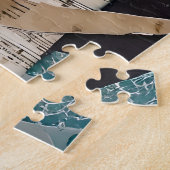 Puzzle Dame et collage de lune (Côté)