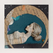Puzzle Dame et collage de lune (Horizontal)