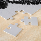 Puzzle Dame et hibou (Côté)